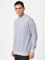 100% Cotton Buck Knit Full Sleeve Round Neck Sweatshirt