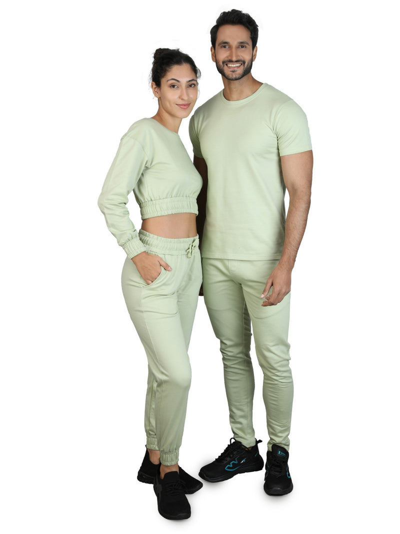 T-shirt And Trouser Couple Co-Ord Set