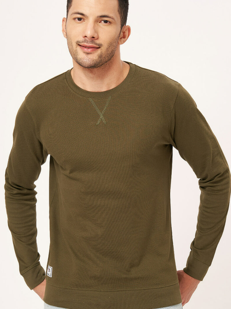 Buy Round Neck Full Sleeve T-shirt For Men ZU Clothing