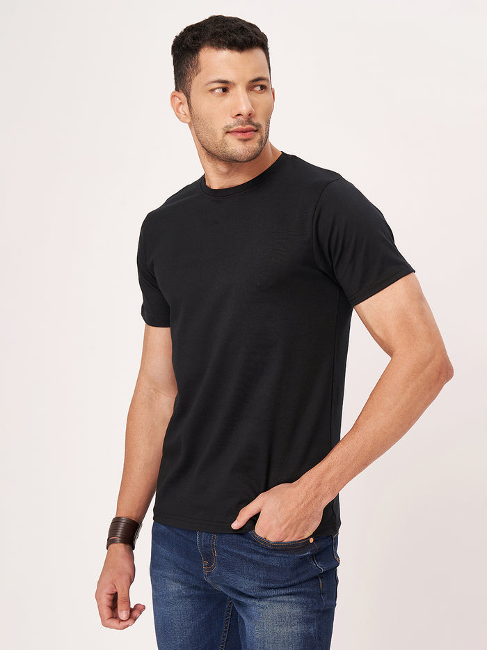 Plain black t-shirt