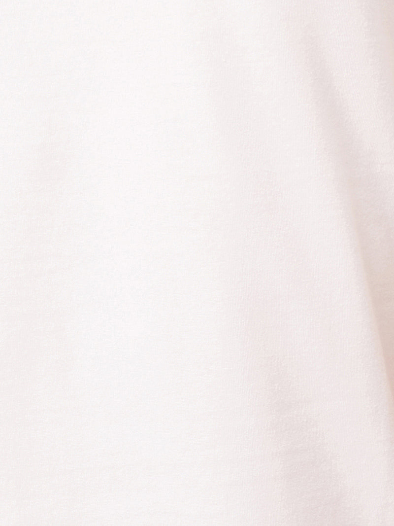 White Round Neck Half Sleeve T-shirt