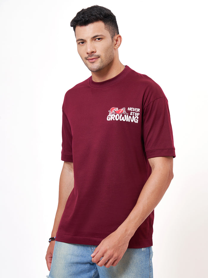 Wine Colour T-shirt