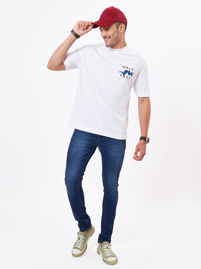 White T-Shirt With Blue Jeans