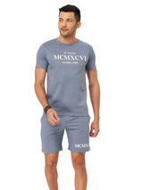 Round Neck Half Sleeve T-shirt And Shorts Co-Ord Set