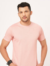 Solid Round Neck Half Sleeve T-shirt