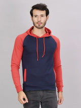Colour Blocked Full Sleeve Hoodie