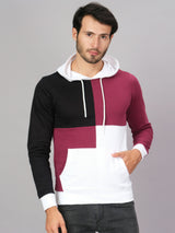 Colour Blocked Full Sleeve Hoodie