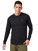 100% Cotton Round Neck Solid Regular Fit Full Sleeve Sweatshirt