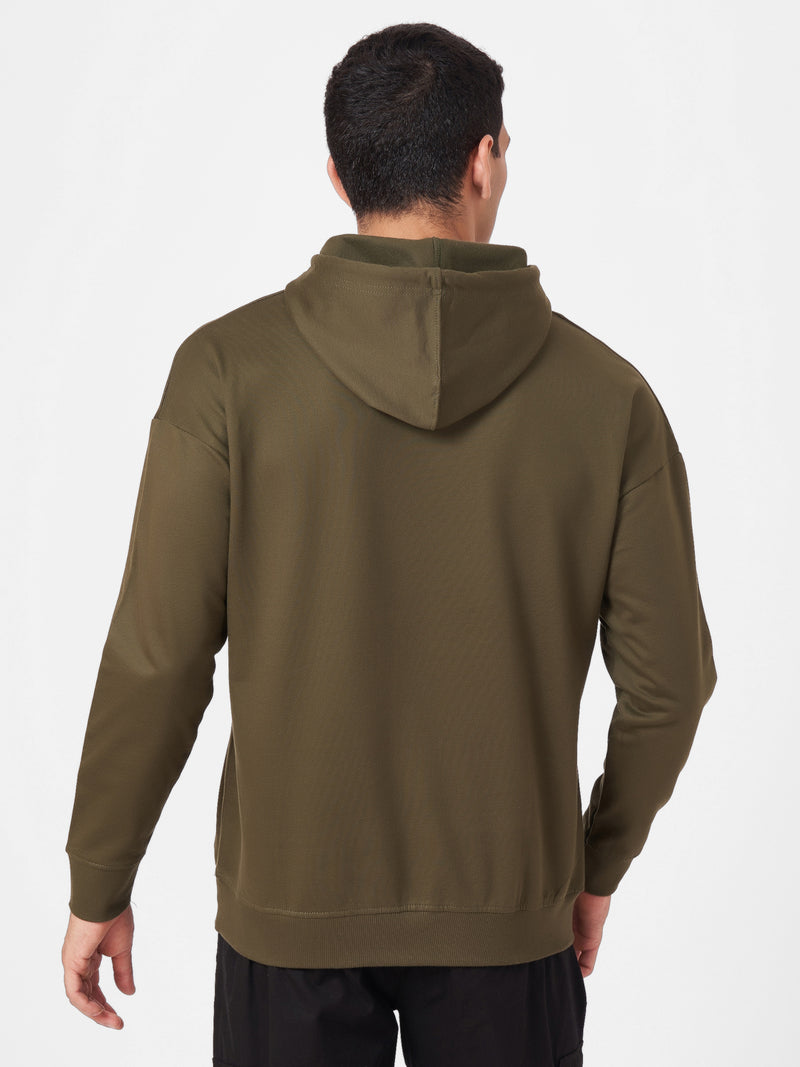 Solid Oversized Full Sleeve Hoodie