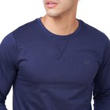 100% Cotton Round Neck Solid Regular Fit Full Sleeve Sweatshirt