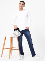 Cotton Full Sleeve Round Neck T-shirt