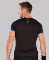 ZU Men's Half Sleeves Sports Gym T-Shirt