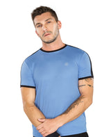 ZU Men's Half Sleeves Sports Gym T-Shirt