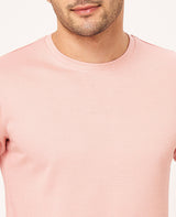 Solid Round Neck Half Sleeve T-shirt