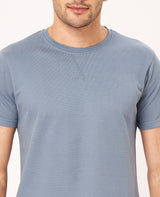 ZU Men's Half Sleeves Solid T-Shirt