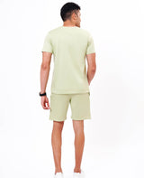 ZU Men's Half Sleeve Typography Co-ord Set