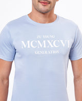 ZU Men's Half Sleeve Typography Co-ord Set