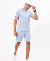 ZU Men's Half Sleeve Typography Co-ord Set
