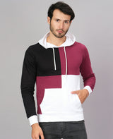 ZU Men's Full Sleeve Looper Hooded Neck Sweatshirt