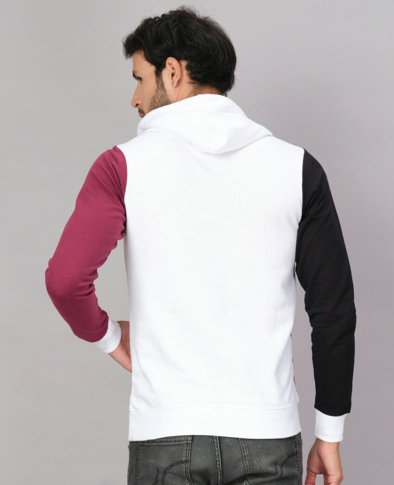 ZU Men's Full Sleeve Looper Hooded Neck Sweatshirt